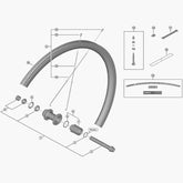 Shimano Wh-Rs710-C32-Tl-F Valve Unit Wheel Spares